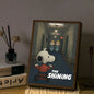 Anime S-Snoopy Classical Movie DIY Sticky Poster Fancy Wall Sticker For Living Room Bar Decoration Wall Decor