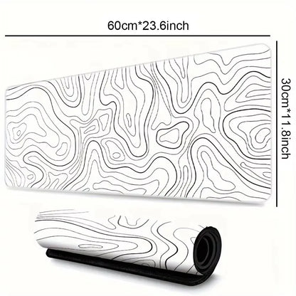 Extra Large Mouse Mat for Professional Gamers - Stitched Border Design, Anti-Slip Rubber Backing, Low Friction Surface Compatibl
