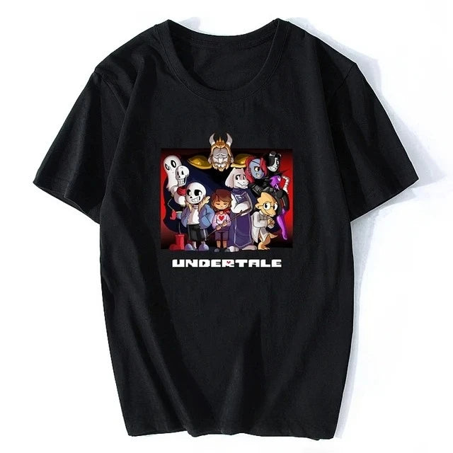Game Undertale T-Shirt Skull Brother Sans & Papyrus