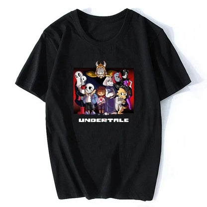 Game Undertale T-Shirt Skull Brother Sans & Papyrus