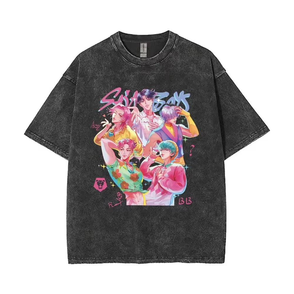 Huntrix Kpop Demon Hunter Washed T-Shirt