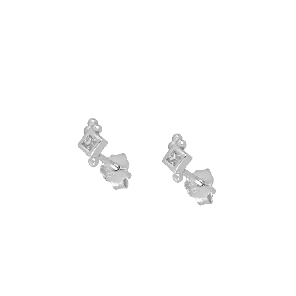 JINFU Gold Plated Earrings Set For Women Boho Style CZ Zircon Women's Clip Stud Dangle Hoop Earrings 2022 Jewelry Wholesale