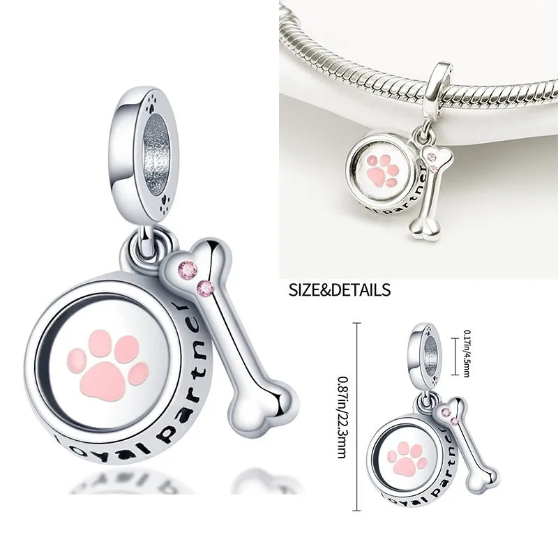 Charms 925 Original Fit 3mm 925 Original Charm Bracelet Women 925 Silver Hot Sale Pendant Beads DIY Jewelry Gift 2024 New