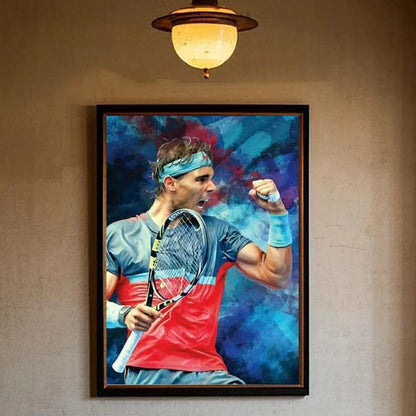 Tennis R-Rafael N-Nadal Poster HD Art Sticky Wall Waterproof Home Living Room Bedroom Bar Aesthetic Decoration