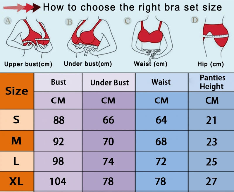 Blue Bra Set For Women Transparent Underwear Sexy Lingerie