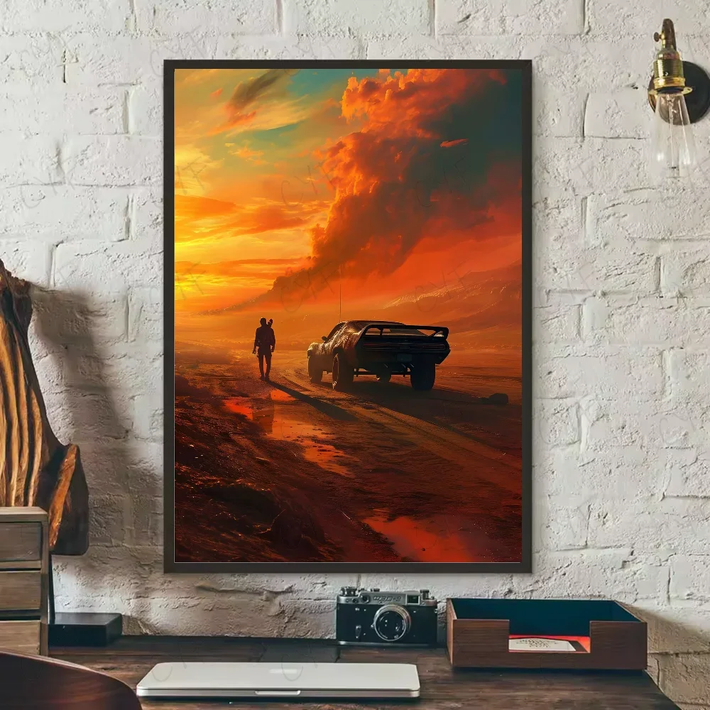 Mad Max HD Art Poster Sticky Wall Waterproof Decor for Home Living Room Bedroom Bar Aesthetic