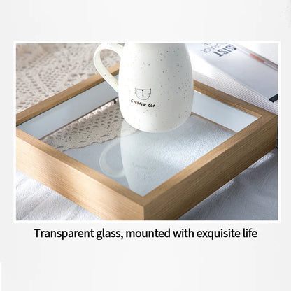 DIY 3D Dried Flower Photo Frames Specimen Stand for Home Decor Desktop Ornment Decoração Para Sala Clear Photo Frame Mini Frame