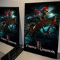 Pirates Of The Caribbean Movie Anime Posters Sticky Decoracion Painting Wall Art White Kraft Paper Wall Decor