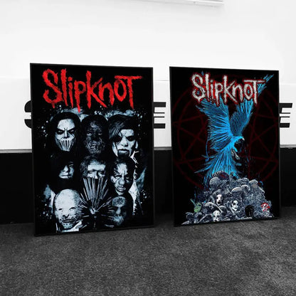 1pc Rock Band S-Slipknot L-Live At Msg Poster Print For Bedroom Living Room Home Decor Painting Wall Art HD Picture Mural