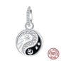 Fit 925 Original Bracelets Zircon Skeleton Angel Celtic Knot Trinity Knot 925 Silver Charms Beads DIY Birthday Jewelry Gift