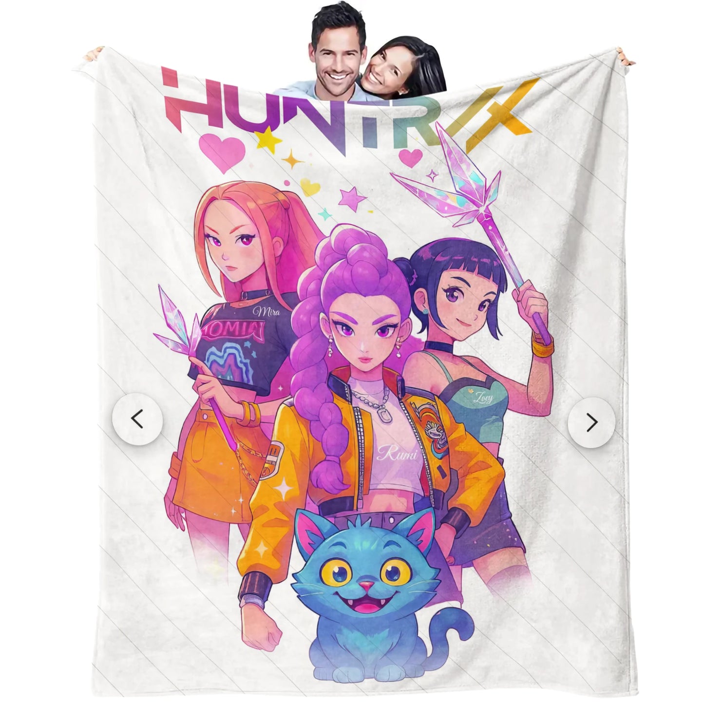 K-Pop Demon Hunters Blanket Hot Anime Flannel Blanket