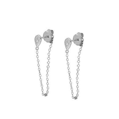 JINFU Gold Plated Earrings Set For Women Boho Style CZ Zircon Women's Clip Stud Dangle Hoop Earrings 2022 Jewelry Wholesale
