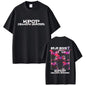 KPop Demon Hunters Rumi Mira Zoey Saja Boys Derpy Tiger Double Sided Print T-shirts