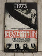 Live in Concert Tin Metal Poster Sign 1973 Tour Vintage Style Zep