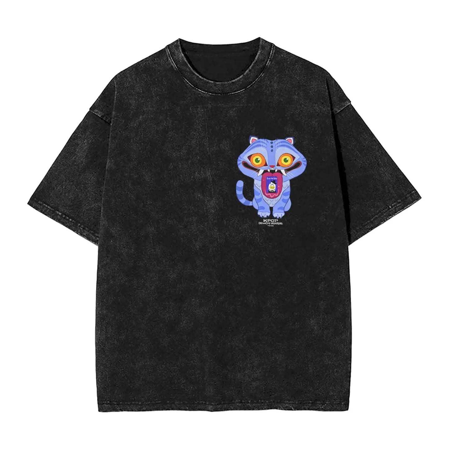 Kpop Demon Huntrix Tiger Derpy The Tiger and Bird T-Shirt