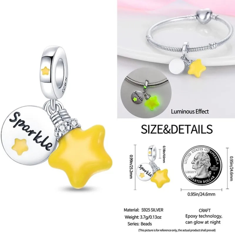 Charms 925 Original Fit 3mm 925 Original Charm Bracelet Women 925 Silver Hot Sale Pendant Beads DIY Jewelry Gift 2024 New