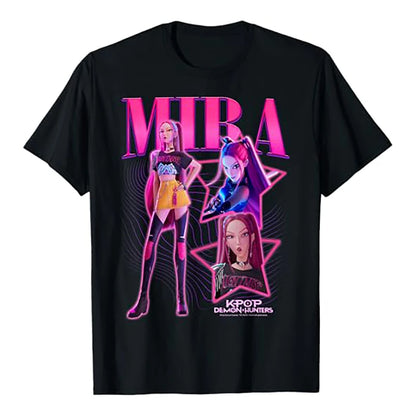 K-pop Demon Hunter Rumi Mira Zpey Movie Pattern T-Shirt
