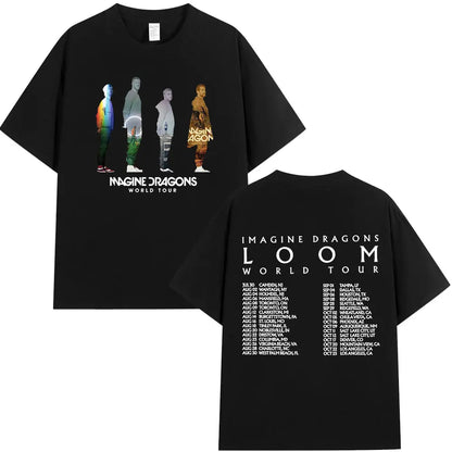 2025 Imagine Dragons Band Loom World Tour T-Shirt
