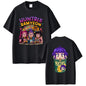 Movie KPop Demon Hunters Rumi Mira Zoey Saja Boys Derpy Tiger Double Sided Print T-shirt
