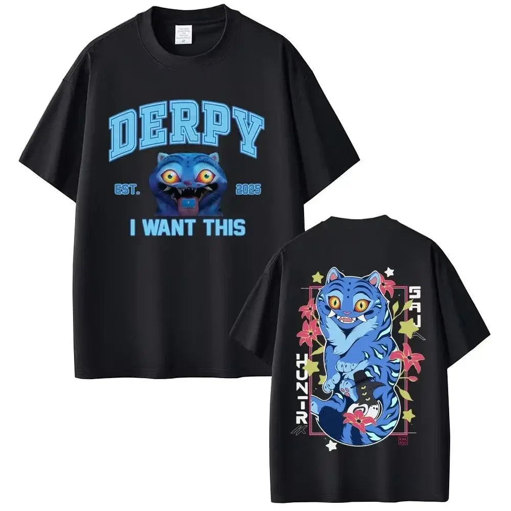 KPop Demon Hunters T-shirts Saja Boys Tshirt rt