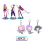 KPop Demon Hunters Standing Up Ornament Acrylic Superstar Desktop Stand Decor Anime Figures Craft Creative Gifts for Fan Lover