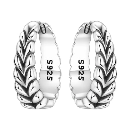 CYMYSS 2025 New 925 Sterling Silver Classic Hollow-out Versatile Hoop Earrings for Women Fine Jewelry Ideal Birthday Party Gifts