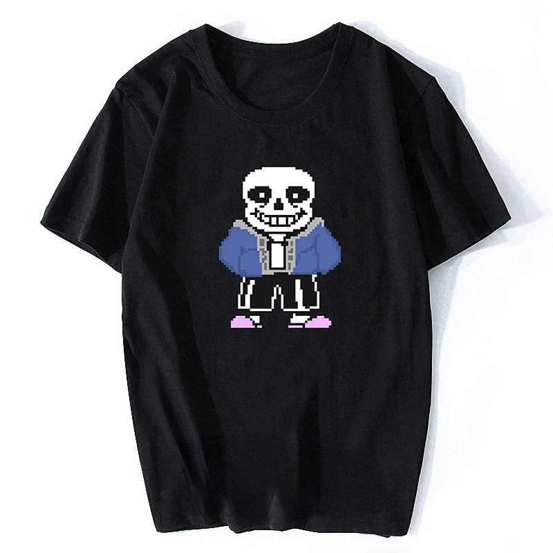 Game Undertale T-Shirt Skull Brother Sans & Papyrus