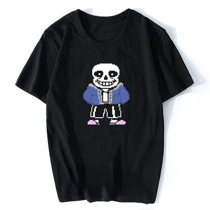 Game Undertale T-Shirt Skull Brother Sans & Papyrus