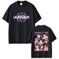 Movie KPop Demon Hunters Rumi Mira Zoey Saja Boys Derpy Tiger Double Sided Print T-shirt