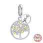 Fit 925 Original Bracelets Zircon Skeleton Angel Celtic Knot Trinity Knot 925 Silver Charms Beads DIY Birthday Jewelry Gift