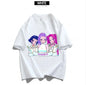 Cartoon Anime Film Kpop Demon Hunters Print T-shirt for Men Women Adult Clothes Summer Cotton Outdoor Wear Hip Hop Fashion Tops