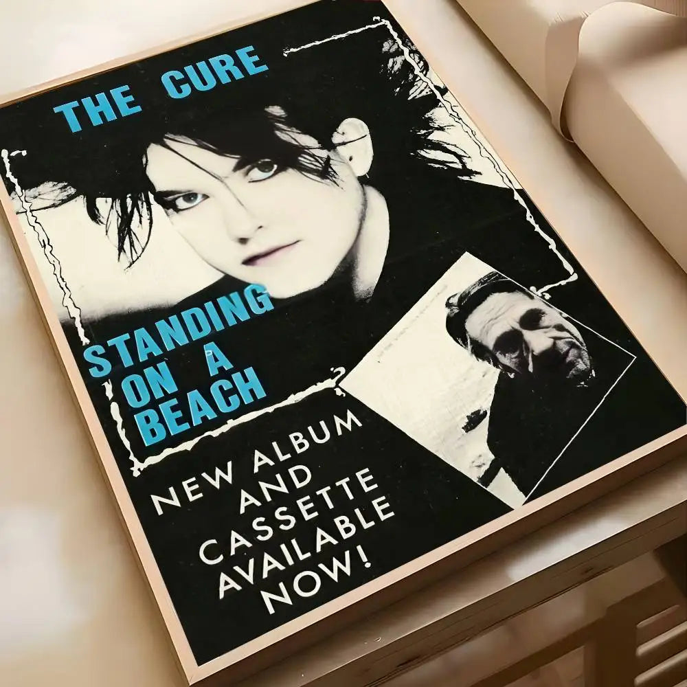 The C-Cure R-Robert Smith Poster High-definition art sticker Self adhesive waterproof home decoration