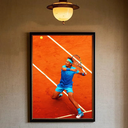 Tennis R-Rafael N-Nadal Poster HD Art Sticky Wall Waterproof Home Living Room Bedroom Bar Aesthetic Decoration