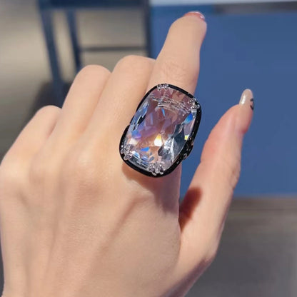 Rings High Quality New Sales Trend Jewelry Original Luxury Brand Shiny Cut Christmas Birthday Party Engagement Gift for Women