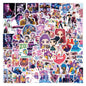 A50/55/60Pcs KPop Demon Hunters Stickers KPop Demon Hunters DIY Stickers Scrapbooking Phone Luggage Skateboard Waterproof Decals