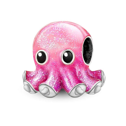 925 Sterling Silver Panda  Butterfly Kapibala Octopus Charms Beads Fit Original Pan Bracelet Bangle High Quality DIY Jewelry
