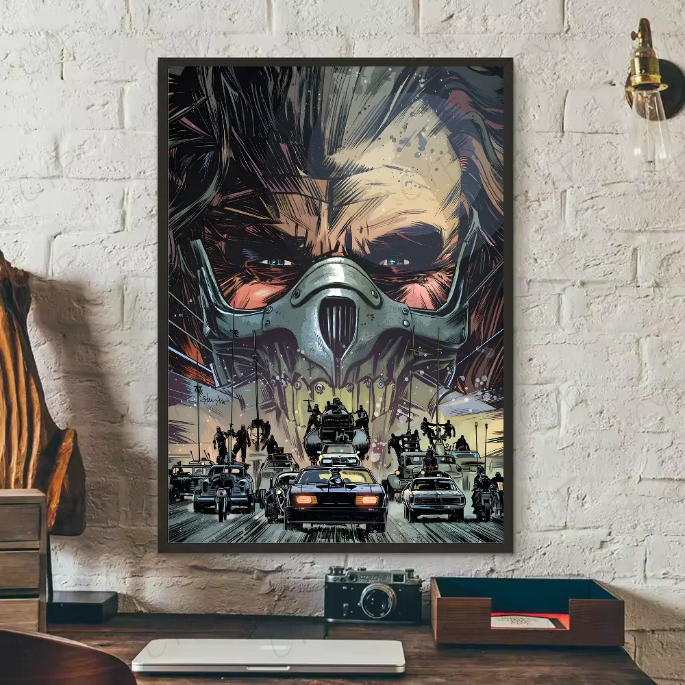 Mad Max HD Art Poster Sticky Wall Waterproof Decor for Home Living Room Bedroom Bar Aesthetic