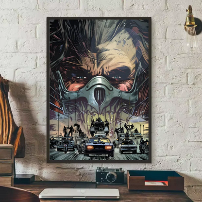 Mad Max HD Art Poster Sticky Wall Waterproof Decor for Home Living Room Bedroom Bar Aesthetic