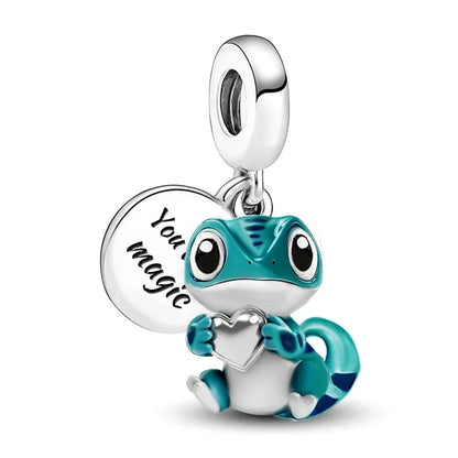 925 Sterling Silver Panda  Butterfly Kapibala Octopus Charms Beads Fit Original Pan Bracelet Bangle High Quality DIY Jewelry