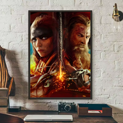 Mad Max HD Art Poster Sticky Wall Waterproof Decor for Home Living Room Bedroom Bar Aesthetic