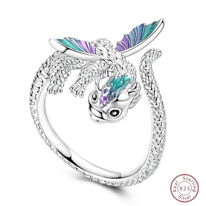 New 925 Sterling Silver Open Ring Hollow Rose Infinite Love Simple Ring Women Wedding Engagement Party Jewelry Gift