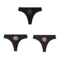 3PCS Halloween Women's Panties Charming Thongs Female Breathable Soft Sexy Lingerie
