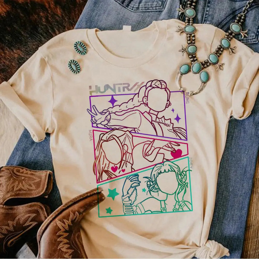 Huntrix Kpop Demon Hunters Two-sided T-Shirt
