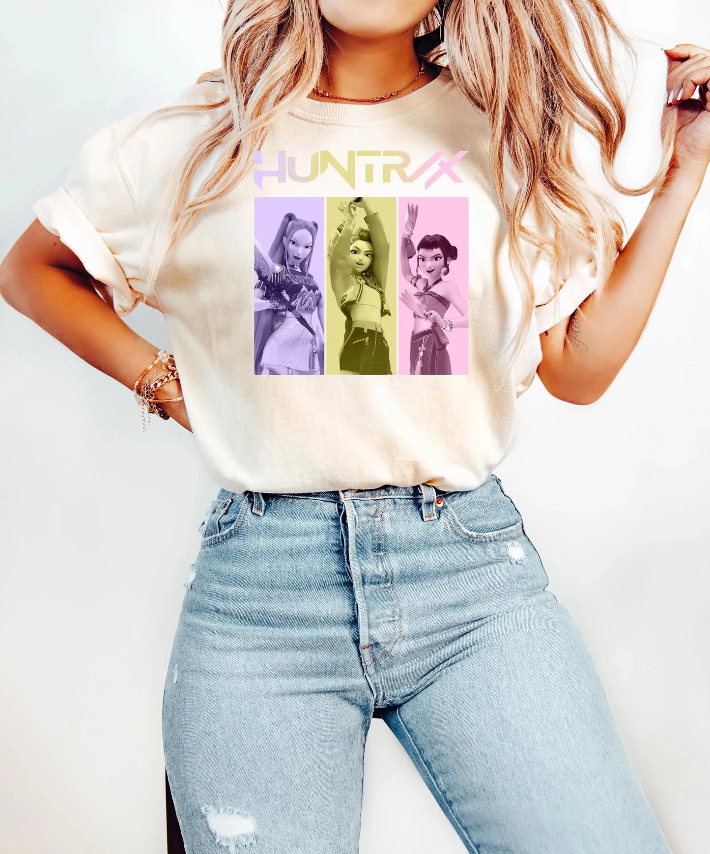 Mira Huntrix Kpop Demon Hunters Shirt Rumi Mira Zoey Shirt Saja Girls Graphic Tee Saja Boys Shirt Demon Hunters Merch KPDH Shirt