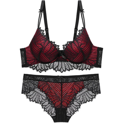 Women's Underwear Lace Small Chest Lace Embroidered Steel