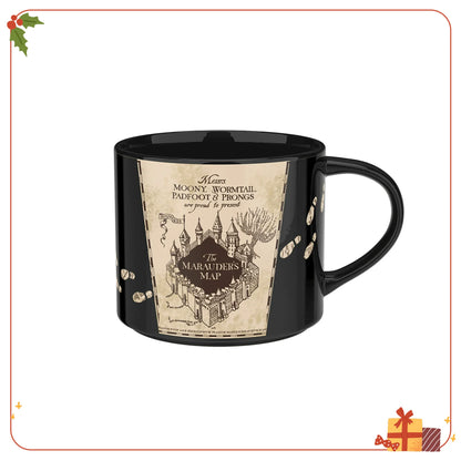 15oz Harry Potter Marauders Map Color Change Mug, Heat-Activated Design for Magic Effect, Dishwasher Safe