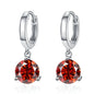 2ct Moissanite Diamond Earrings 100% S925 Sterling Sliver Orginal Drop Earring Wedding Bride Jewelry with Certificate for Women