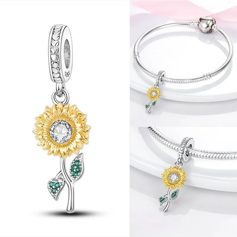 Charms 925 Original Fit 3mm 925 Original Charm Bracelet Women 925 Silver Hot Sale Pendant Beads DIY Jewelry Gift 2024 New