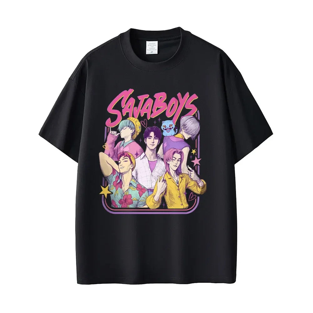 Kpop Demon Hunter Saja Boys Men T-shirt