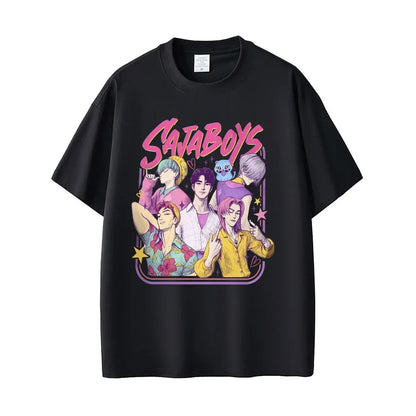 Kpop Demon Hunter Saja Boys Men T-shirt